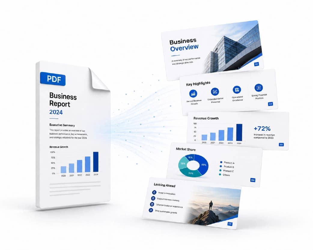 PDF conversion cleanup process