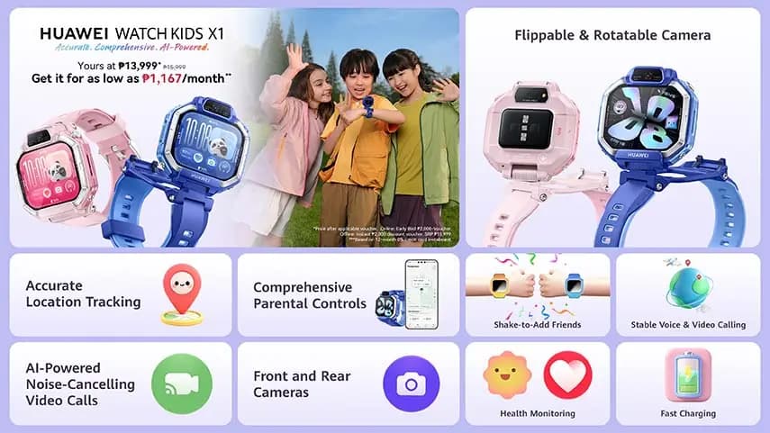 HUAWEI Unveils WATCH Kids X1 with Promo Price of PHP 13,999
