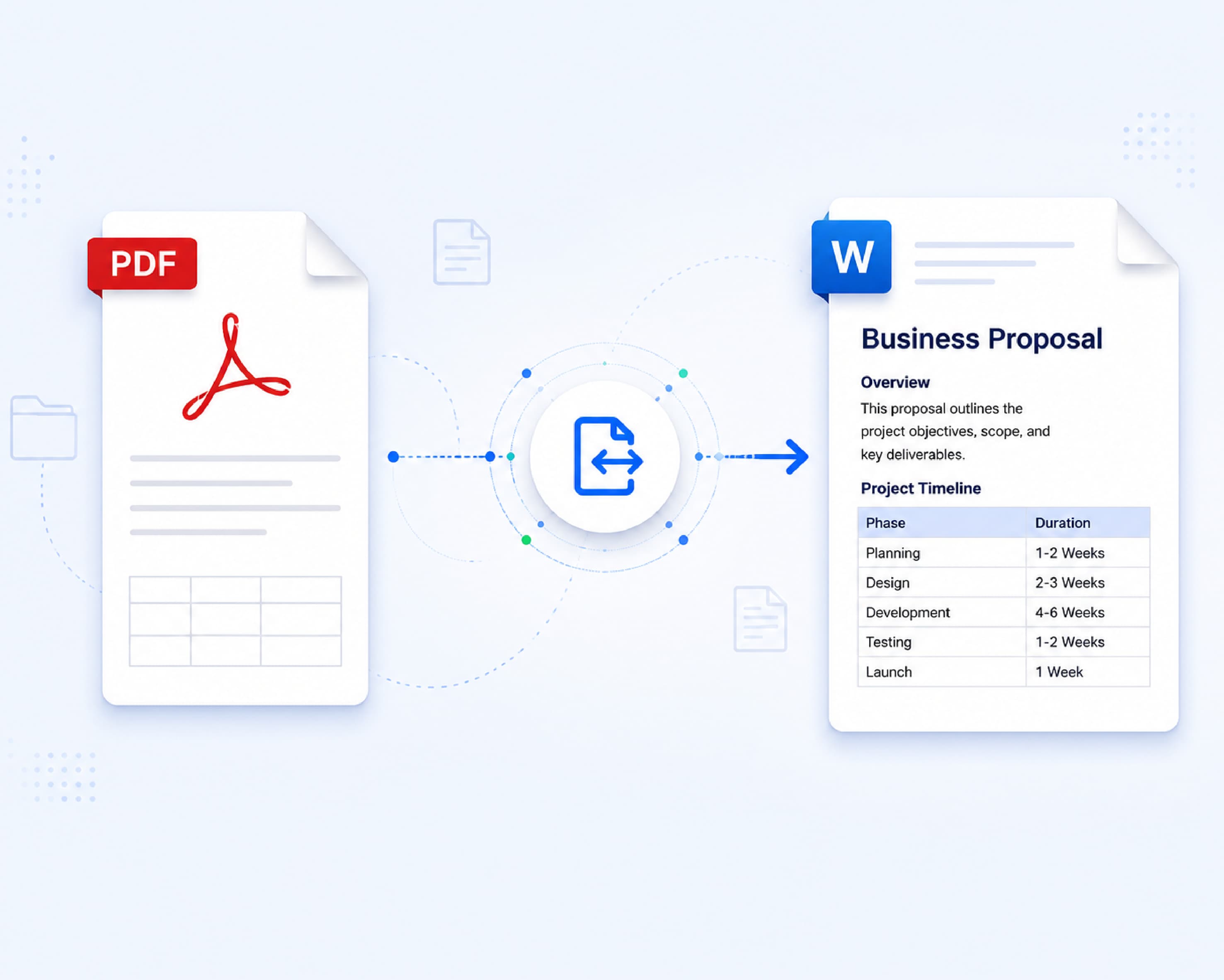 Convert PDF to Word