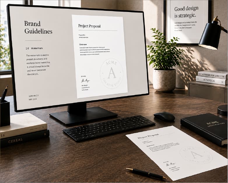 Add Watermark to PDF or Image Free
