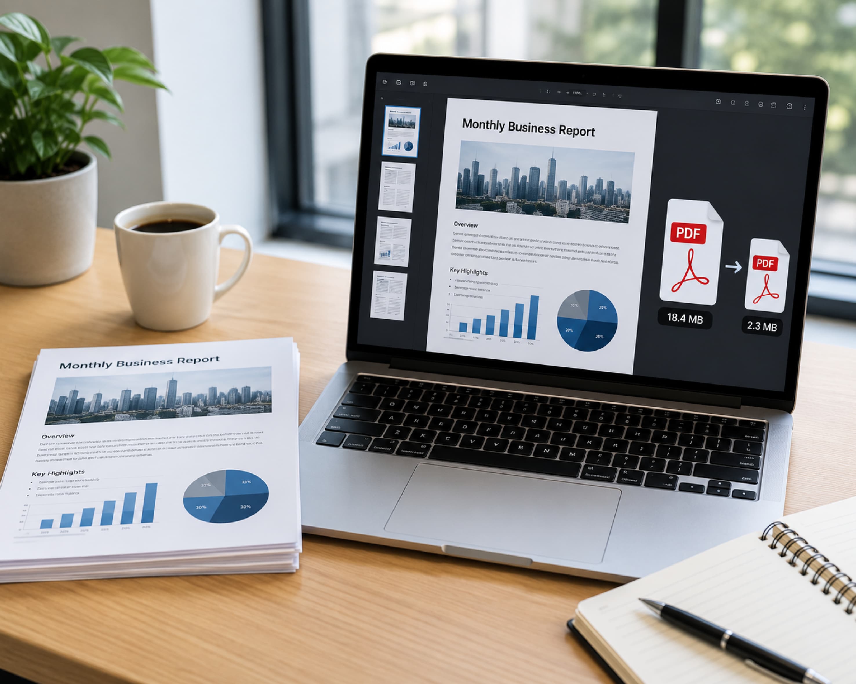 Step by step guide to compressing a PDF