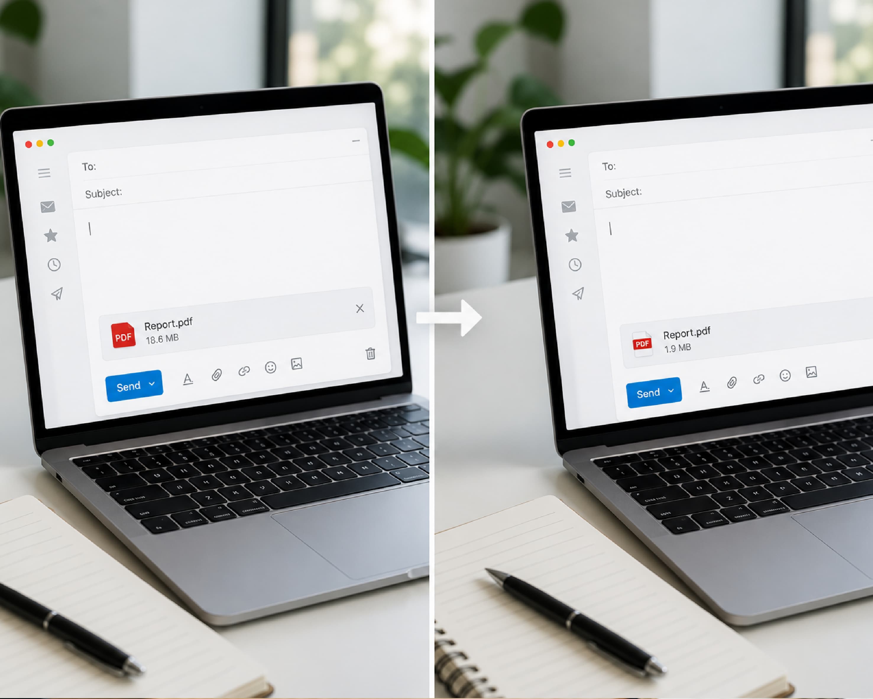 Free ways to compress PDF without tools