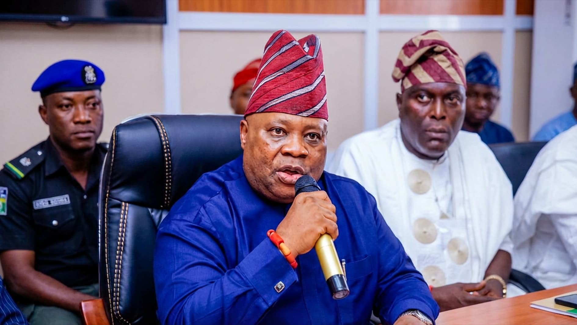Omisore dedicates political structure to Adeleke's re-election bid