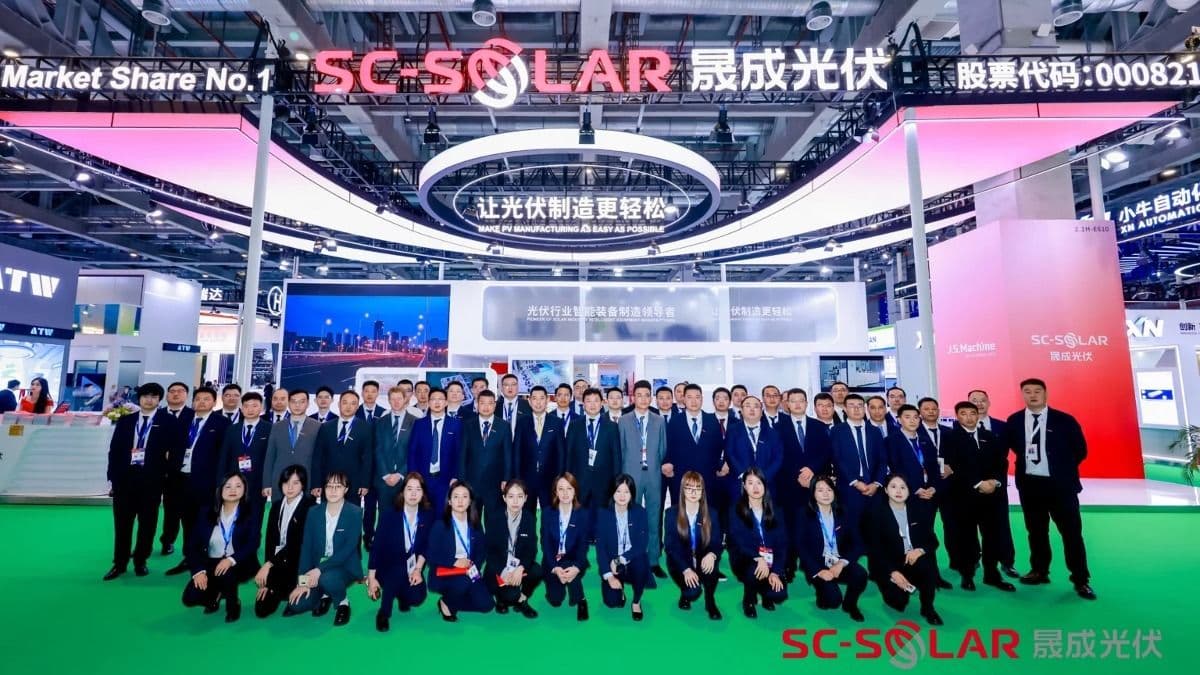 SC Solar showcases PV equipment at SNEC 2026