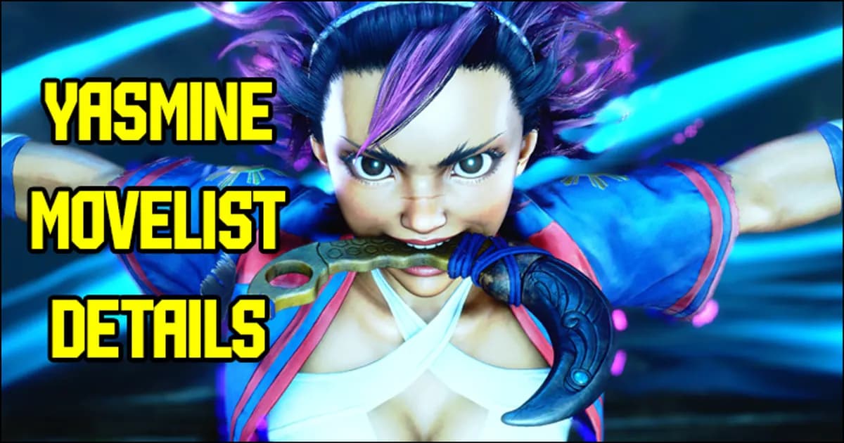 Yasmine movelist details revealed for Street Fighter 6 plus official screenshots