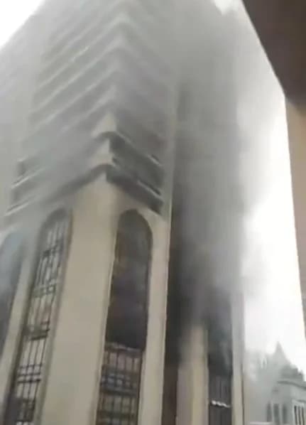 Polaris Bank Building Blaze Extinguished