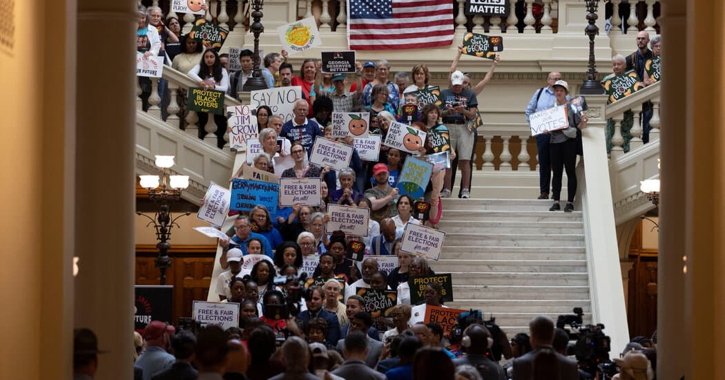 Georgia Republicans Shelve Redistricting Amid Mounting Protests