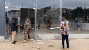 Six arrested at Koforidua China Mall site for defying stop-work order