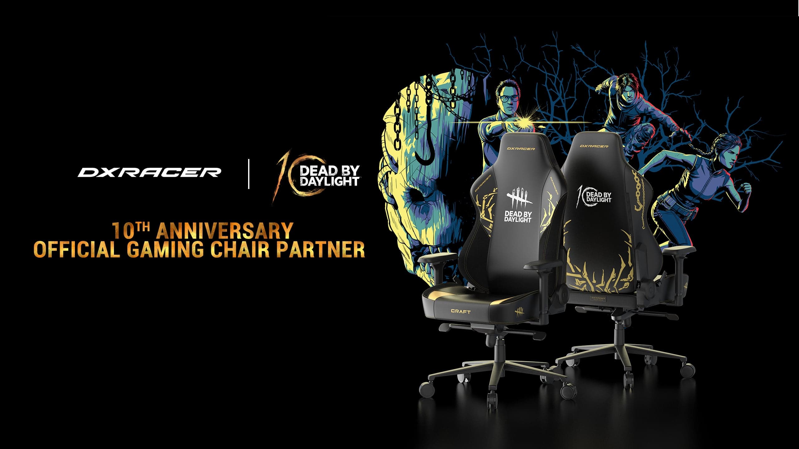 DXRacer unveils exclusive chairs for Dead by Daylight's 10th anniversary