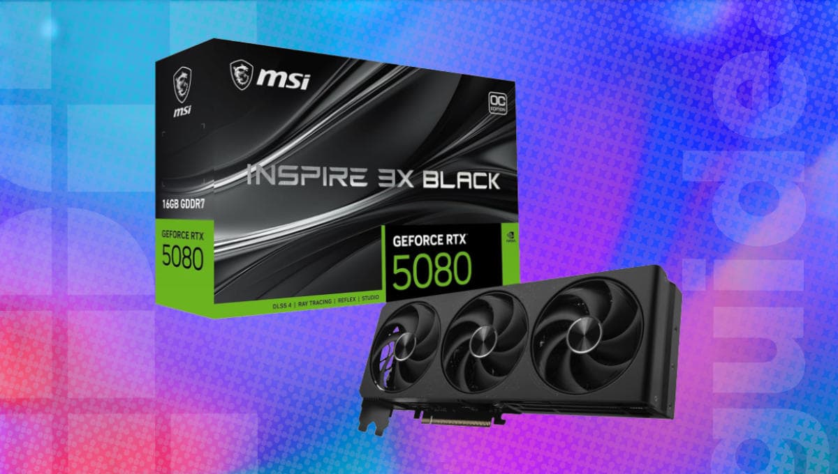 MSI's RTX 5080 drops to lowest price in months in Amazon deal